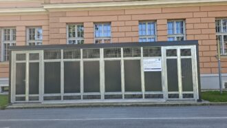 Foto von einem großen Energiespeicher