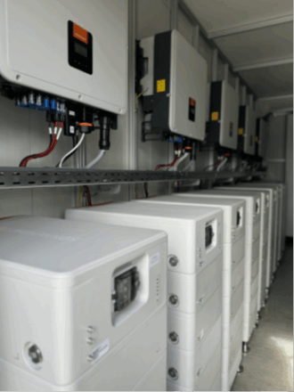 Raum mit elektischen Geräten
