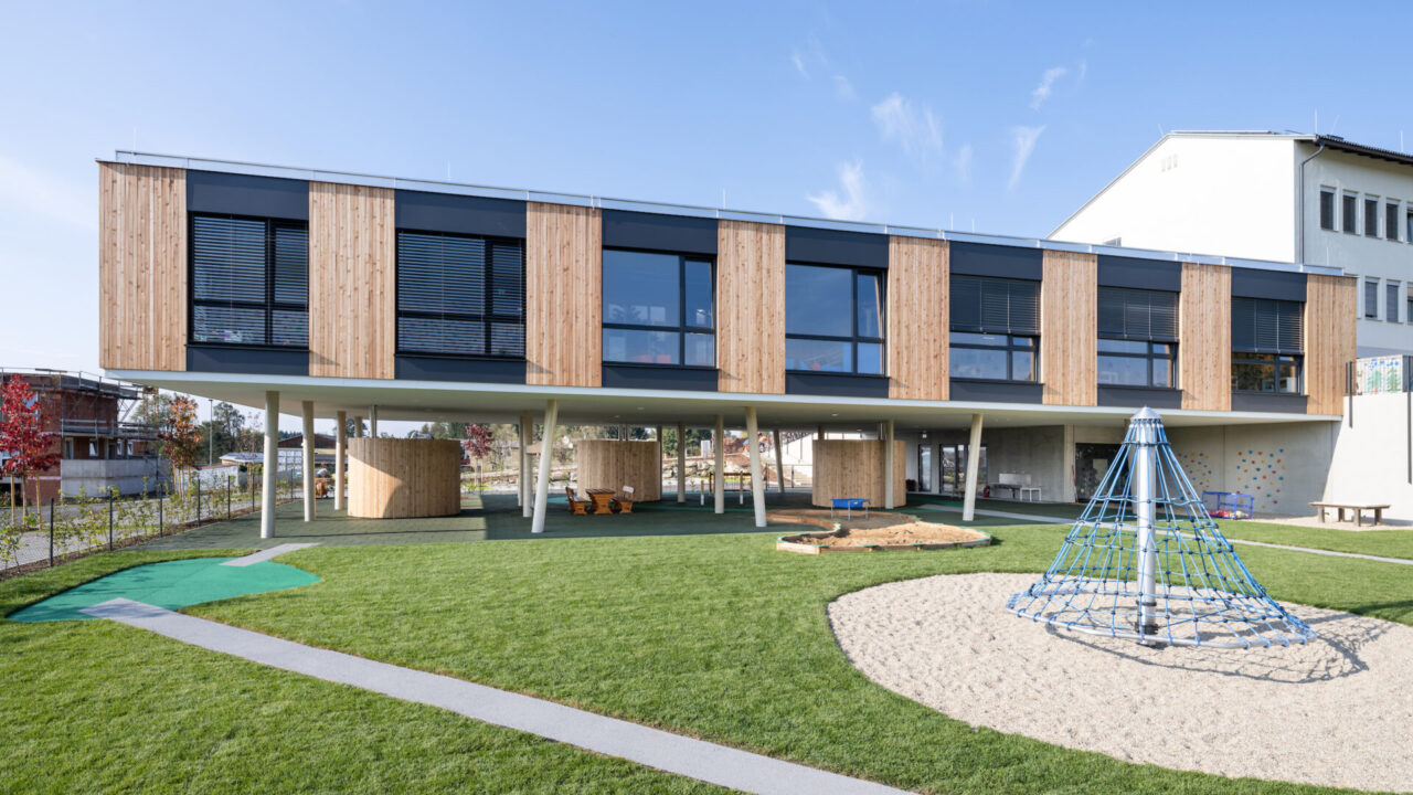 Kindergarten Klimafitt Gebaut