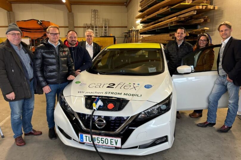 E-Auto mit Personen