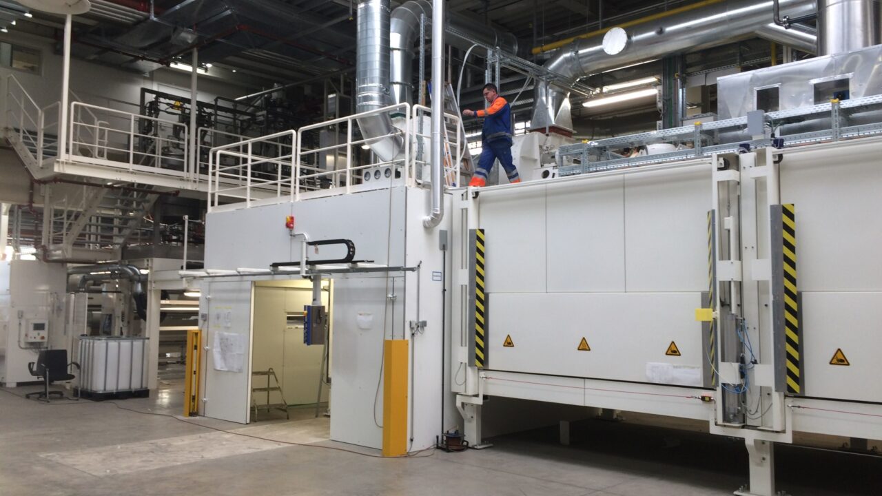 Foto aus Imprägnierfabrik