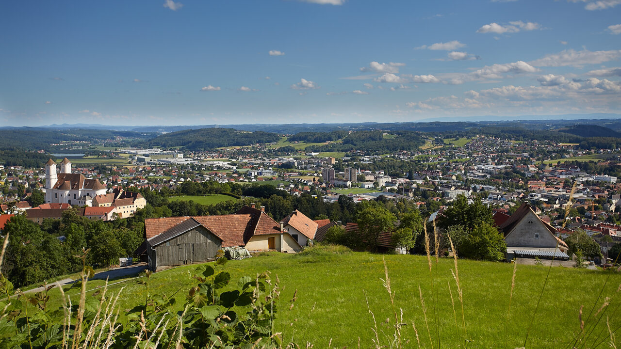 Herrliches Panorama der Energieregion Weiz-Gleisdorf