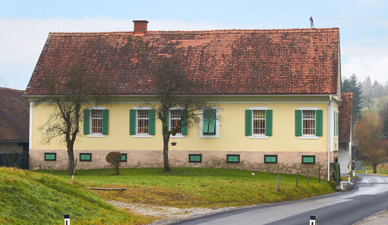Haus im Hügelland