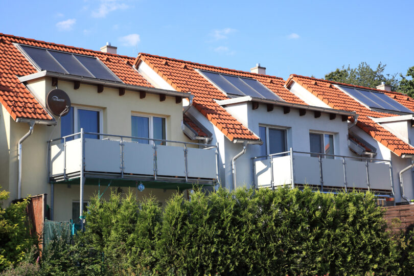 Wohnhäuser von außen