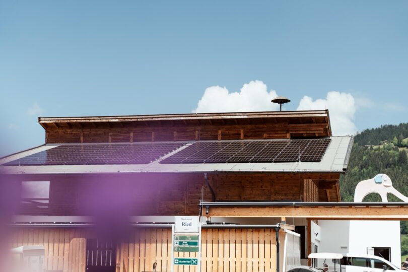 PV-Anlage auf einem Gebäudedach