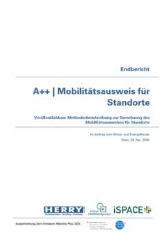 Screenshot: Titelbild des Endberichts des Projekts A++.